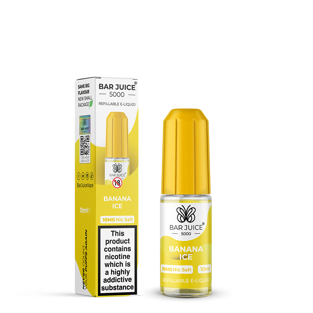 Bar Juice 5000 Banana Ice Nic Salt E-Liquid – 10ml